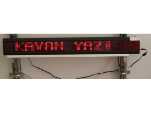 Kayan Yaz 6cm harf ykseklii 45x11cm kasa rn resmi